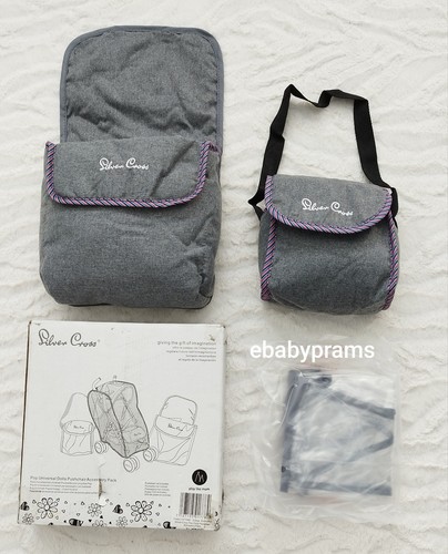 Dolls silver cross pop buggy - cross,