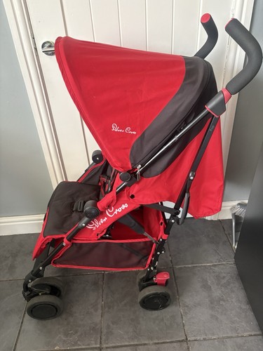 Silver cross pop pushchair red - silver,