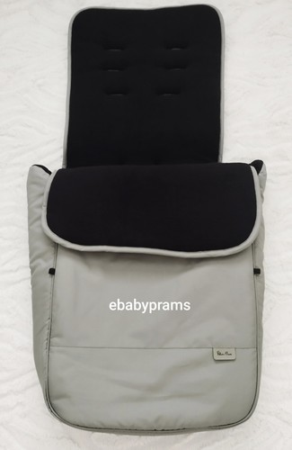 Silver cross footmuff - silver,